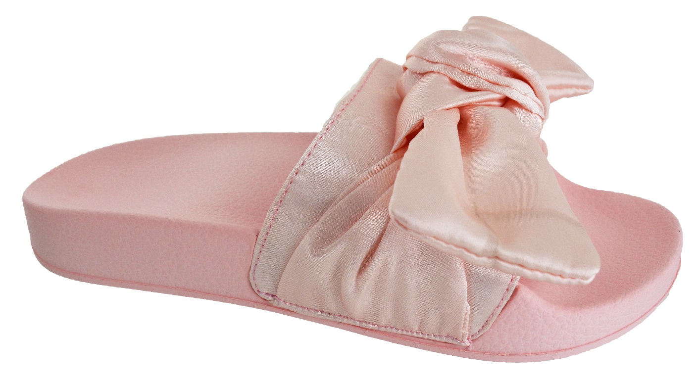 satin sandals flat